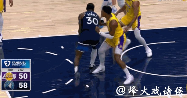 詹姆斯缺阵浓眉23+11拉塞尔5分 湖人负森林狼 詹姆斯缺阵浓眉23+11拉塞尔5分 湖人负森林狼